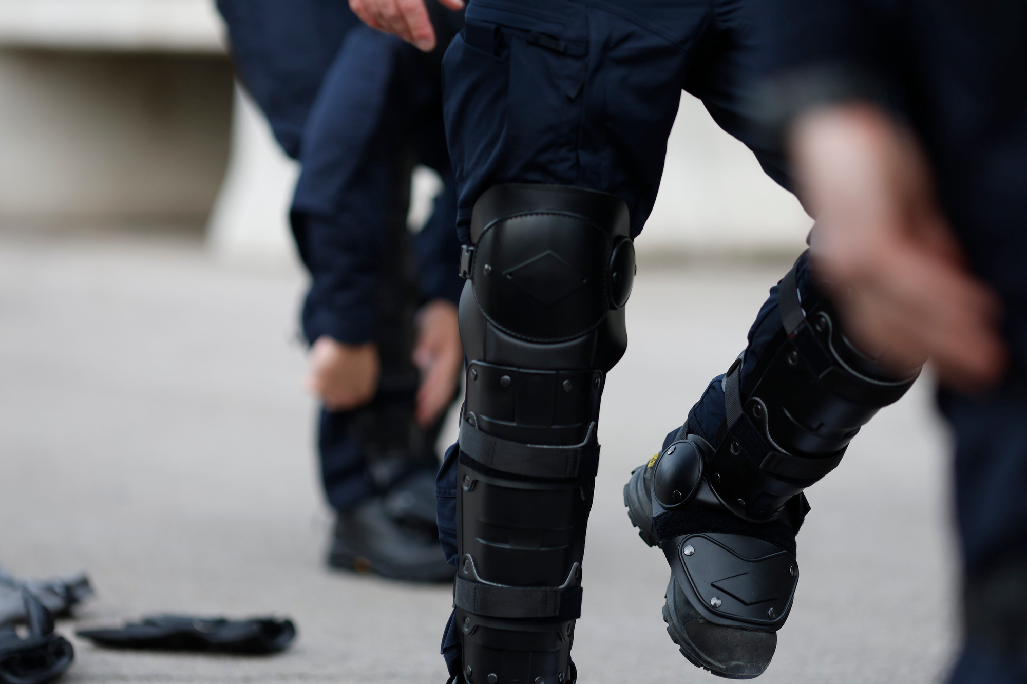 Riot Gear Beinprotektoren